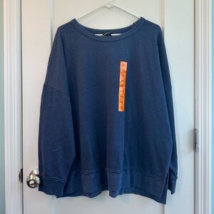 NWT Lightweight Blue Sweatshirt